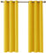 Deconovo Functional Thermal Insulated Curtains Blackout Curtains Eyelet Curtains for Kids Bedroom Mellow Yellow W42 x L84 Inch One Pair