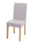 Mendler Esszimmerstuhl Littau, Küchenstuhl Stuhl, Stoff/Textil - Creme-beige, helle Beine