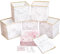 DAMAHOME Storage Cubes Organizer Bins - 11 inch Foldable Bins, Fabric Dual Handles Box, Closet Shelf Baskets, Nursery for Home&Office 6-Pack (Marble)