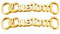Custom4U Edelstahl 2 Stücke Metall-Schuhschnallen Schnürsenkel DIY-Zubehör Individuelle Schuhschmuck mit Personalisierte Text Gravur Schnürsenkel Schnalle mit Namen Dekoration ID Tag in Gold