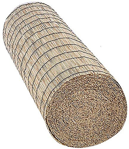 MIED Clôture en Bambou, Rouleau de Panneau de Jardin Naturel pour ClôTure de Criblage à Lattes de Bambou Fendues, IdéAl pour la Bordure de Confidentialité, Protection Solaire / 1x2.5m