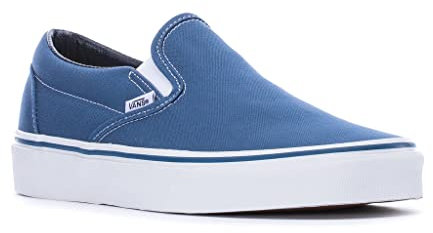 Vans Herren Asher - Tenis, Lona azul marino, 9.5 Women/8 Men
