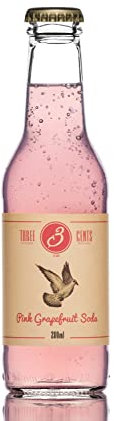 Three Cents Pink Grapefruit Soda 24x200ml