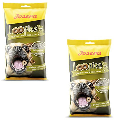 Josera Hund - Loopies mit Lamm - Leckerli für Hunde - Doppelpack - 2 x 150g