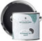MissPompadour edelmatte Wandfarbe Schwarz mit Samt 2,5L - sehr hohe Deckkraft - geruchsneutrale, spritzfreie Farbe - atmungsaktive, wasserbasierte Innenfarbe/Deckenfarbe - Die Wertvolle