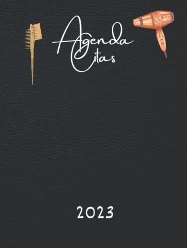 Agenda Peluquería 2023: Libro de Citas para Peluqueria dia a dia con Fecha y por Horas (Intervalo de 30 Minutos) | 12 meses - 07:00 - 22:30 (Hasta 4 Empleados) A4 Tapa Dura.