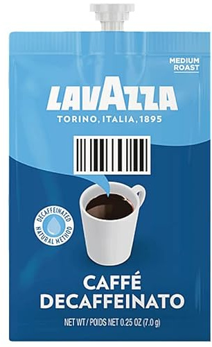 Lavazza Decaffeinated Coffee Sachets for Flavia Machine, 100 Count | Decaffeinated medium roast, Compatible with Flavia coffee maker, Single-serve sachets, 100 pieces