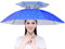 YANGSHINE Regenschirmhut mit elastischem Band, Outdoor-Angel-Regenschirm-Kappe, faltbare Kopfbedeckung, Regenschirm-Hut, Farbe#5, S