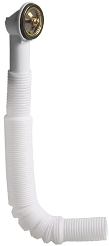 Talea Sink Overflow Head Overflow Pipe for Sink- Round Interface(Golden), Overflow Tube for Sink Extendible,Circular Interface(Size: 41x41mm) -U