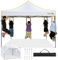 HOTEEL Gazebo 3x3 Pieghevole Impermeabile, Gazebo Esterno Resistente Con Parete Laterale, Gazebo Pop-Up Da Giardino Impermeabile Per Feste Campeggio Mercato, Bianco