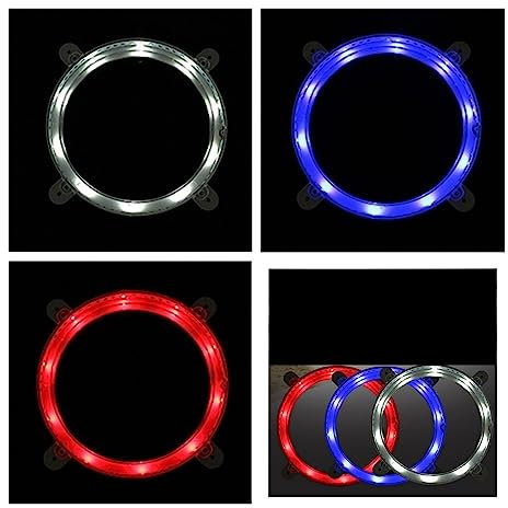 2Pcs Sandbag Cornhole Lights Ultra Bright Board Corn Hole Light With Remote Control Board Ring Lights Throw Sandbag Game (Color : 2pcs3Color)