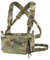 KRYDEX GEAR Chest Rig Vest mit 5.56/7.62 Mag Taschen 9mm Pistol Magazin Taschen und X-Harness Taktische Weste für CS Spiele, Militärfans und Airsoft-Jagdspiele