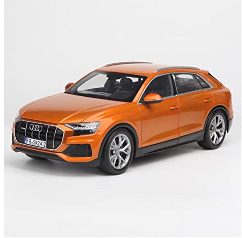 NALora Motorfahrzeuge Replika Auto 1:18 Für Audi Q8 2018 SUV Simulation Diecast Alloy Automodell Adult Collection Souvenir Display Originalgetreue Nachbildung