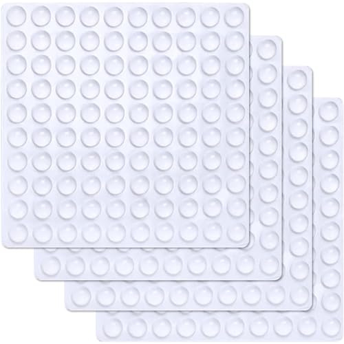 Silicone Bumpers Self Adhesive, Clear Mini Noise Reduction Non-Slip | Transparent hemisphere, cabinet door buffer, furniture protection, easy peel stick, bulk quantity, quality practical carry
