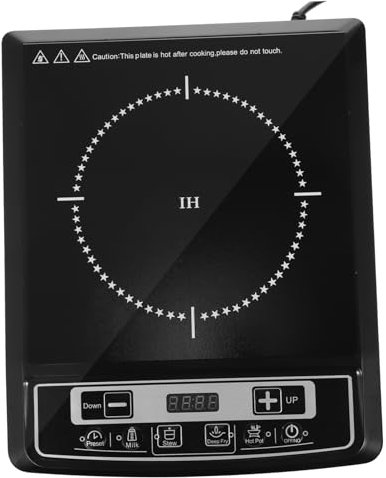 OKUMEYR 2000w Induction Hob Single Burner Hot Plate Electric Cooktop Uk Plug Induction Cooktop