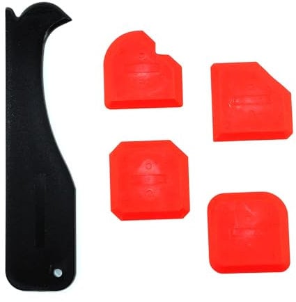 ZIDDAR 5-teiliges Fugen Finishing Set Silikon Fugenrakel 5-teilig Für Perfekte Fugenergebnisse