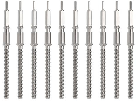 ECSiNG 10-teiliger Ersatz-Uhrenaufzugsschaft Kompatibel mit ETA 2824-2 2834-2 2836-2 Kompatibel mit Sellita SW200-Uhrwerken Aufzugswickler