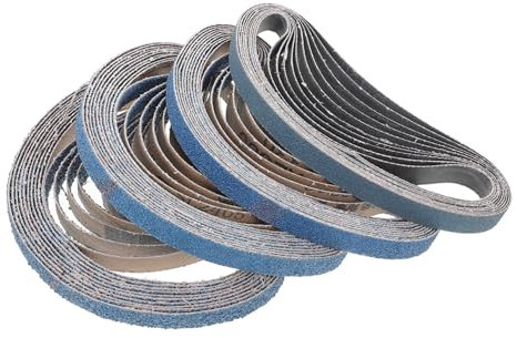 Gadpiparty 40 Stück Detail-schleifbänder Körnung 40/60/80/120 Für Die Holzbearbeitung Metallpolieren Mini-schleifpapierbänder Rolle Multifunktionales Schleifpapier-radiergummi