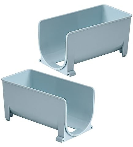 Cabilock Beverage Dispenser for Fridge 2 Pack Colorful Pp Material Easy to Stack Install Compact Refrigerator Organizers