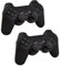 Coppia Controller, 2 Joypad Senza Filo Wireless, Compatibile PC Plays. 3, Gamepad Analogico D. Shock Vibrazione, Coppia Pad Nero