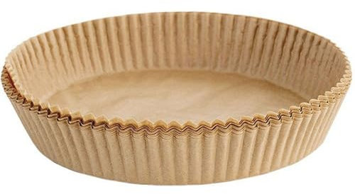 ALGON | 20 Bases Papel Airfryer Redondo 24 cm – Papel Freidora Aire Antiadherente, Resistente a la Grasa y Altas Temperaturas - Papel Airfryer para Freidora Fácil de Usar