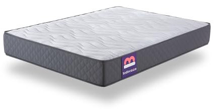 Todocama - Viskoelastische Matratze, 80 x 190 cm, Pure Flow Max, mehrlagig, Höhe 21 cm, mittlere/hohe Festigkeit, milbendicht, antibakteriell und hypoallergen