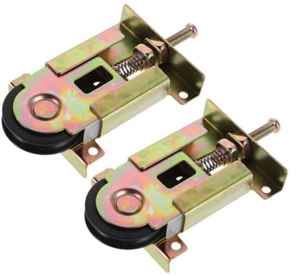 MUCKLILY 2pièces Roulettes De Porte Coulissante Pour Armoires Remplacement Pour Miroir Glissantes Accessoires Universels Pour Meubles Et Placards