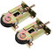 MUCKLILY 2pièces Roulettes De Porte Coulissante Pour Armoires Remplacement Pour Miroir Glissantes Accessoires Universels Pour Meubles Et Placards