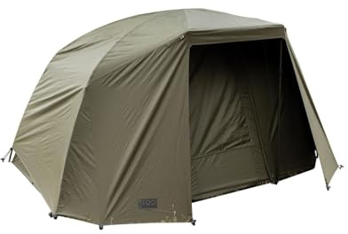 Fox EOS Pro 1 Person Bivvy Skin | Karpfenangeln Shelter Twin Skin | Erhöht die Wärme im Winter und kühler im Sommer | wasserdicht | reduziert Kondensation | schafft Stauraum | Code CUM400
