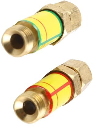 SEAFRONT Acetylen-Gas-Schweißsicherung, Messing-Rückschlagventil, Oxy-Acetylen-Brenner-Kit 1,5, Mitteldruckschneiden für Profis
