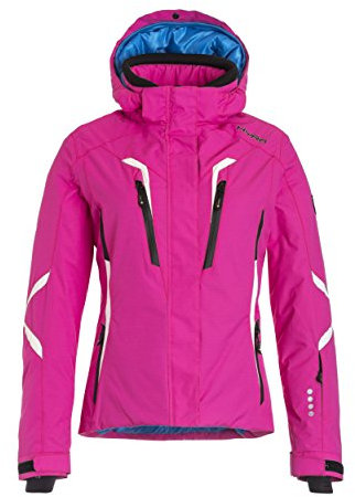 Hyra Kesberg, Giacca da Sci Donna, Lilla Rosa Bianco, 40