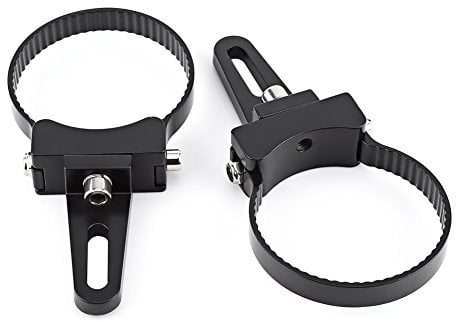 Keenso Auto Arbeitsleuchten Halterungen, 1 Paar Offroad 1 Zoll-3 Zoll LED Lichtleiste Montagehalterung Aluminiumlegierung Arbeitsleuchten Halterung für Auto, Lkw, SUV, ATV, Off-Road (2,5 Zoll)