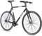 CHRISSON 28 Zoll Retro Rennrad Vintage Bike - Vintage Road N7 schwarz 52 cm mit 7 Gang Shimano Nexus Nabenschaltung, Urban Old School Fahrrad für Damen und Herren
