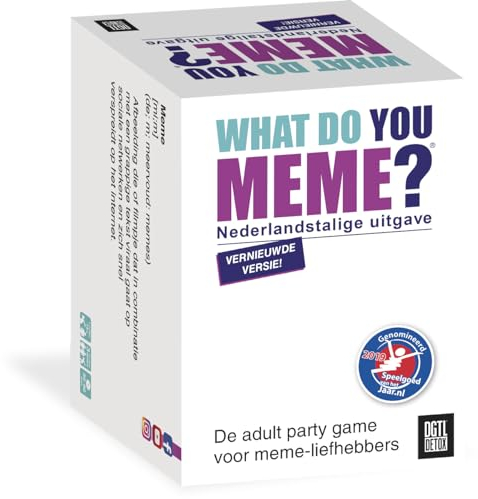 Megableu 678986 What Do You Meme - Kartenspiel - Das Spiel für Partys - Niederländische Version - für 18 Jahre und älter