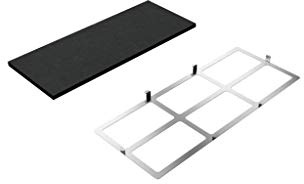 Bosch DWZ0IN0T0 Cooker Hood Recycling Kit Carbon Filter Stainless Steel Holding Rack