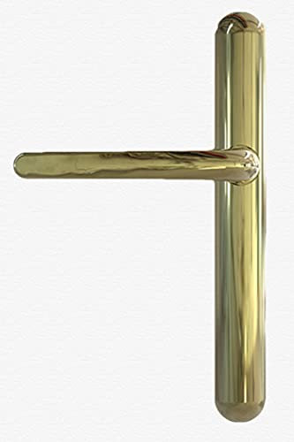 Lock Lock Keyless Security Door Handle - Keeps Burglars Out - Advanced Home Security Door Handles - for Patio, Conservatory, UPVC and French Doors - High Security 2 Star Handle - Gold
