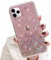 LCHULLE Glitzer Hülle Kompatibel mit iPhone 11(6.1 Zoll) Handyhülle Mädchen Schuzhülle Glitzer klar TPU Bumper Silikon Hülle Handyhülle Tasche Case Cover für iPhone 11 Rosa