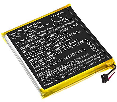 Cameron Sino Batterie de rechange 1950 mAh pour Garmin Edge 1030