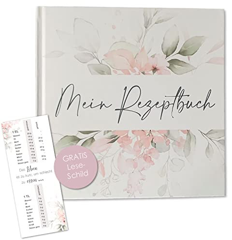 Kunterbuntspecht Rezeptbuch zum selber schreiben DIY Meine Lieblingsrezepte Kochbuch Backbuch im praktischen Format Hardcover 21 x 21 cm (Hardcover)