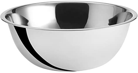 U HOME Stainless Steel Deep Mixing Bowl, Salad Bowl, Kitchen Metal Bowls for Baking & Marinating, Dishwasher Safe, Bowls for Baking. (20cm)