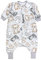 TupTam Baby Schlafsack mit Beinen und Ärmeln OEKO-TEX zertifizierte Materialien, Winterschlafsack 2,5 TOG Unisex, Farbe: Safari, Größe: 104-110