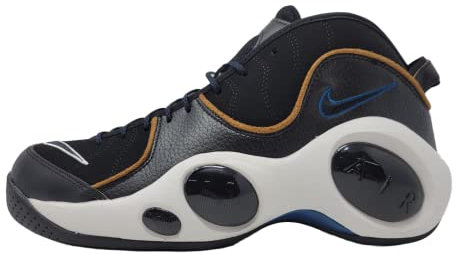 Nike Herren Air Zoom Flight 95 Black Valerian Blue DV6994 001, Schwarz/Baldrianblau-Ale Braun, 43 EU