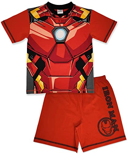 Marvel Ironman Avengers short pyjamas with glow in the dark front 4-5yrs