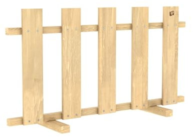 TP Toys FSC Wooden Picket Fence, Playhouse Accessory, free standing fence to add to any garden and outdoor playhouse