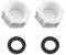 Tapa de válvula de drenaje compatible con piscinas Intex 11456 y 11385, tapa de drenaje de filtro de arena con junta tórica para piscina sobre el suelo, tapa de tapón de drenaje para bombas de filtro