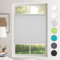 Plissee ohne Bohren Plissees Klemmfix Grau 120x130cm(BxH) Jalousie Plisseerollo Blickdicht Fensterrollo innen ohne Bohren Sichtschutz & Sonnenschutz Rollos für Fenster ohne Bohren
