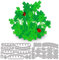 GLOBLELAND Saint. Patrick'S Day 3D Vierblättriges Kleeblatt, Glücks Stanzformen Für Die Kartenherstellung, Kleeblatt, Metallstanzformen, Stanzformen, Vorlage, DIY, Scrapbooking, Prägung