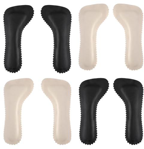 Vexquivera 4 Pairs High Heel Insoles Shoe Insoles Self-Adhesive Sweat Absorbing High Heel Insole Comfort Breathable KGHJFK2023121403