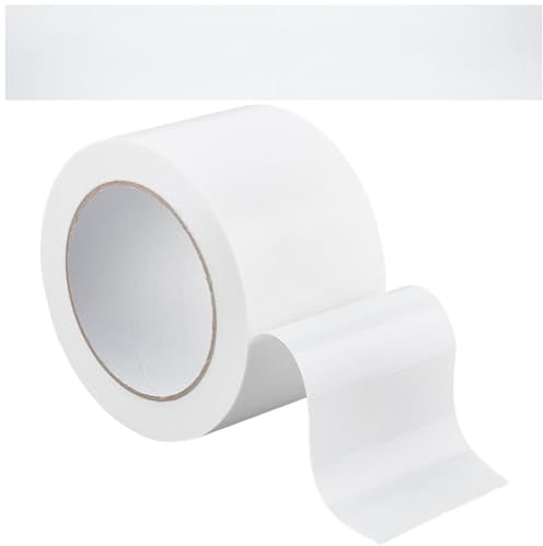 GORGECRAFT 20m X 70mm Buchbinde-Reparaturband Weißes Gewebeband Selbstklebendes Klebeband Sicheres Tuch Bibliothek Buchnahtversiegelung Scharnier-Bastelband Für Gurtbandreparatur Tarnfarbe