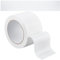 GORGECRAFT 20m X 70mm Buchbinde-Reparaturband Weißes Gewebeband Selbstklebendes Klebeband Sicheres Tuch Bibliothek Buchnahtversiegelung Scharnier-Bastelband Für Gurtbandreparatur Tarnfarbe